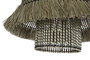 DKD Home Decor Lámpara Techo Lamps 2c 24 Fibras Naturales 57 x 65 x 74 cm