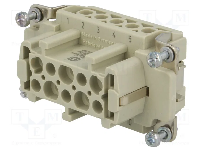 HARTING Han® Ex Plantilla de contacto hembra HDC 10+PE HARTING Han® Ex Plantilla de contacto hembra HDC 10+PE