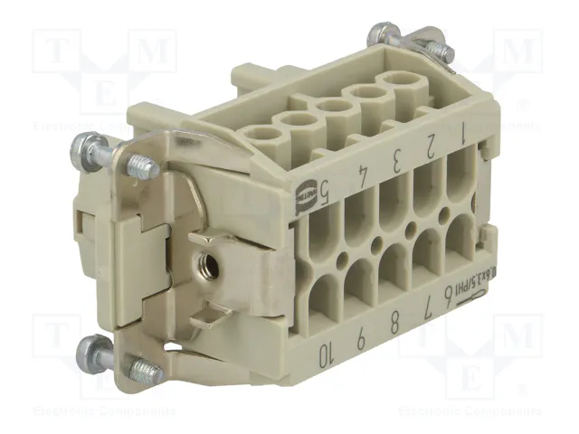 HARTING Han® Ex Plantilla de contacto hembra HDC 10+PE HARTING Han® Ex Plantilla de contacto hembra HDC 10+PE