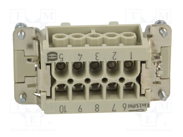 HARTING Han® Ex Plantilla de contacto hembra HDC 10+PE HARTING Han® Ex Plantilla de contacto hembra HDC 10+PE