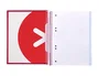 Antartik Cuaderno espiral A5 120 hojas color frambuesa