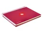 Antartik Cuaderno espiral A5 120 hojas color frambuesa