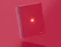 Antartik Cuaderno espiral A5 120 hojas color frambuesa