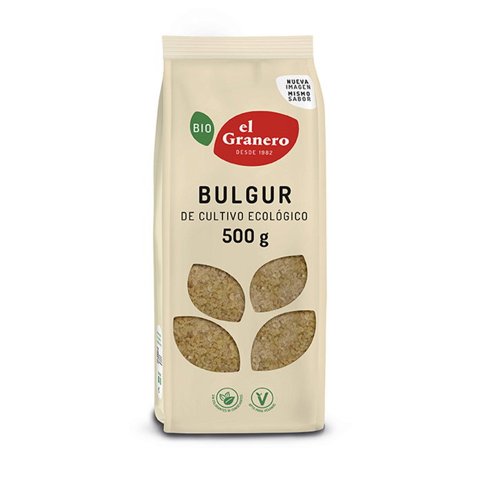 El Granero Integral Bulgur BIO Pack de 12 unidades de 500 g El Granero Integral Bulgur BIO Pack de 12 unidades de 500 g