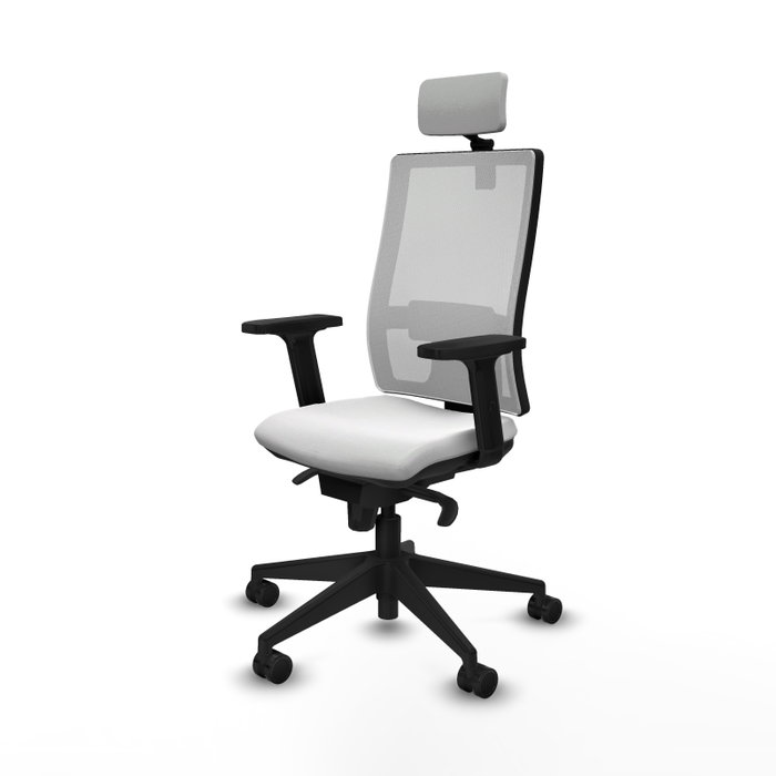 PIQUERAS Y CRESPO Silla de oficina Horna con mecanismo Sincro, Blanco PIQUERAS Y CRESPO Silla de oficina Horna con mecanismo Sincro, Blanco