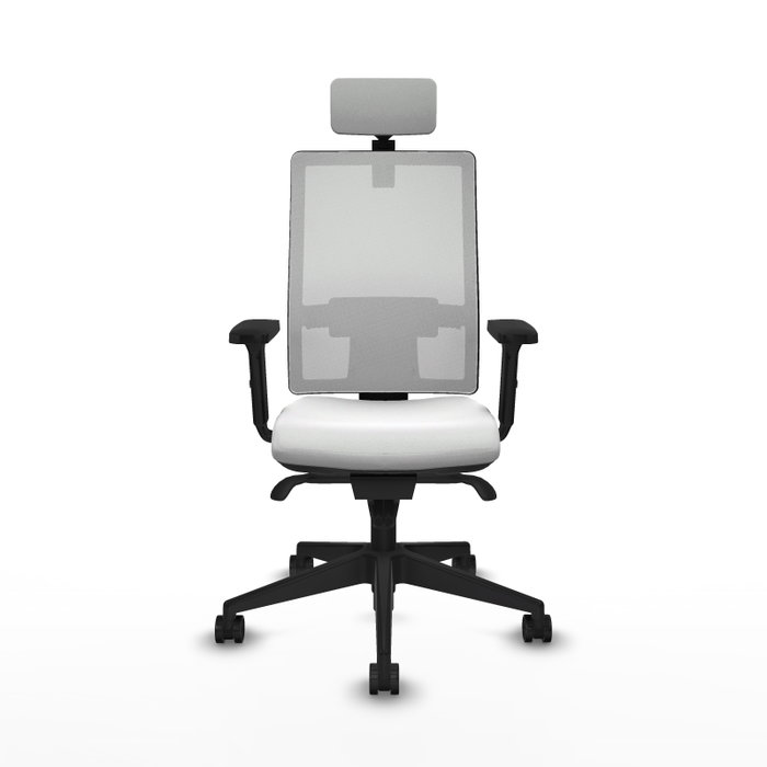 PIQUERAS Y CRESPO Silla de oficina Horna con mecanismo Sincro, Blanco PIQUERAS Y CRESPO Silla de oficina Horna con mecanismo Sincro, Blanco