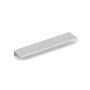 Emuca Lote de 10 tiradores para mueble Picanya, L104mm, intereje 64mm, Aluminio, Anodizado mate