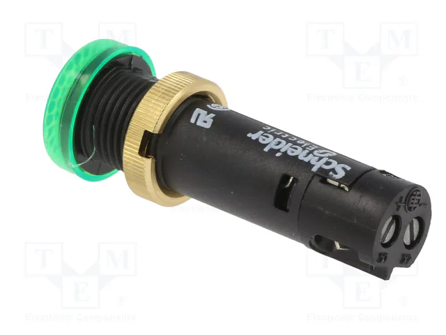 SCHNEIDER ELECTRIC Lámpara indicadora LED verde de 12VDC Ø12mm SCHNEIDER ELECTRIC Lámpara indicadora LED verde de 12VDC Ø12mm