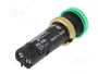 SCHNEIDER ELECTRIC Lámpara indicadora LED verde de 12VDC Ø12mm