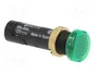 SCHNEIDER ELECTRIC Lámpara indicadora LED verde de 12VDC Ø12mm