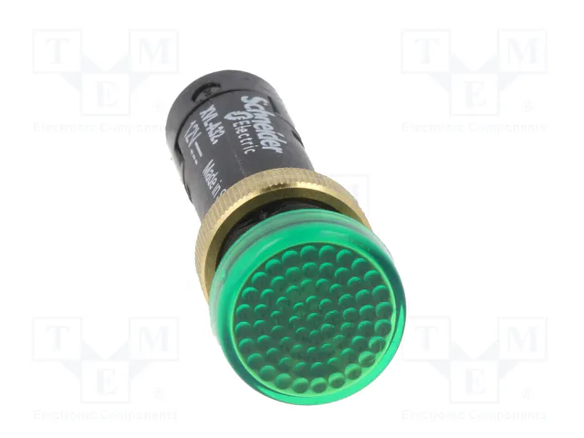 SCHNEIDER ELECTRIC Lámpara indicadora LED verde de 12VDC Ø12mm SCHNEIDER ELECTRIC Lámpara indicadora LED verde de 12VDC Ø12mm