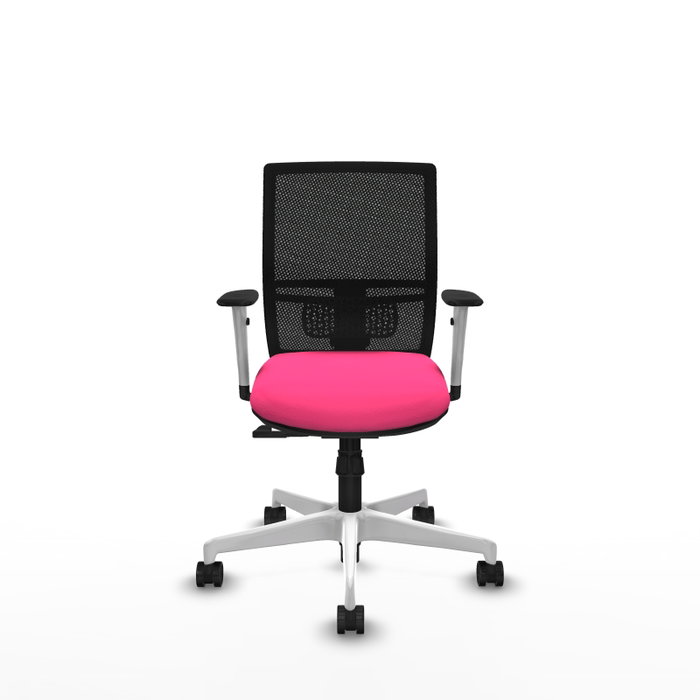 PIQUERAS Y CRESPO Silla de oficina Yunquera Rosa y Negro