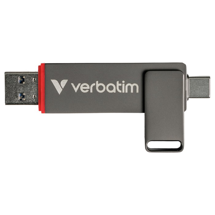 Verbatim Dual QuickStick 32043, Memoria USB 1TB USB-A/USB-C 3.2 Gen 1, Gris, Lectura 550 MB/s