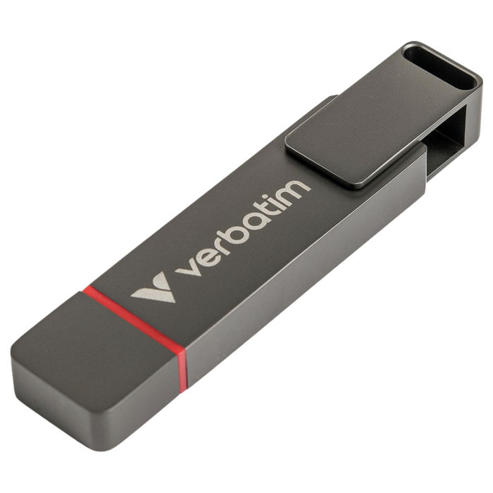 Verbatim Dual QuickStick 32043, Memoria USB 1TB USB-A/USB-C 3.2 Gen 1, Gris, Lectura 550 MB/s