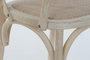 DKD Home Decor Silla Olmo Ratan Crossback Envejecido Blanco