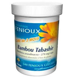 FENIOUX Bambu Tabasir 540 Cápsulas - Flexibilidad y Movilidad Articular, Remineralización Ósea