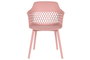 DKD Home Decor Silla Urban Rosa Shenglong 3 57 x 83.5 x 55 cm (4 Unidades)