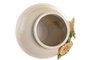 DKD Home Decor Jarrón de Cerámica Girasol Amarillo y Beige