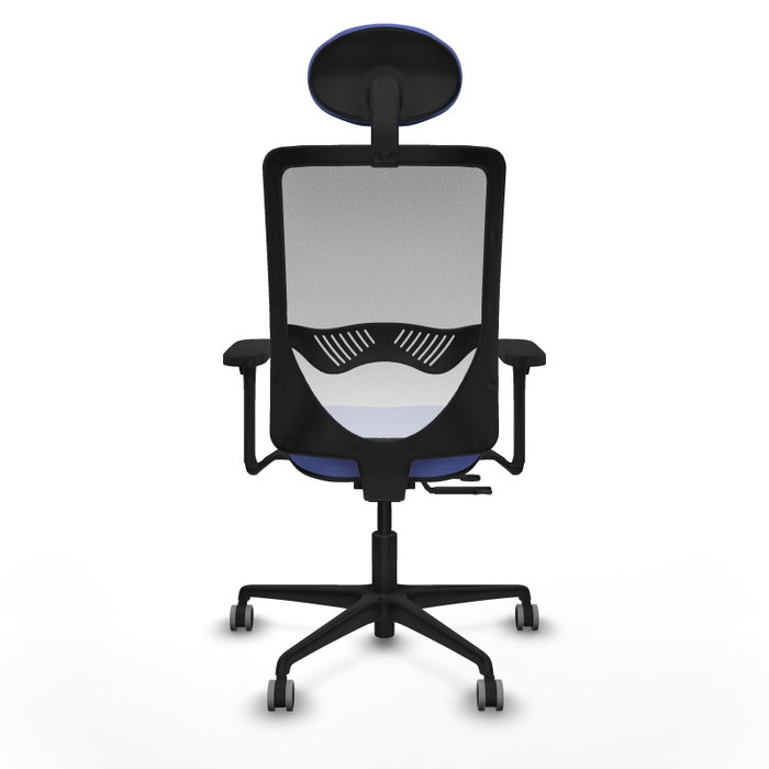 PIQUERAS Y CRESPO Silla de oficina Zulema con mecanismo Sincro/Traslack, Azul claro y Blanco PIQUERAS Y CRESPO Silla de oficina Zulema con mecanismo Sincro/Traslack, Azul claro y Blanco