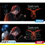 Abystyle Taza Térmica Death Note Cambio de Calor 460ml Kira y L, Cerámica, Licencia Oficial, Diseño Térmico Exclusivo con L y Light