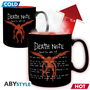 Abystyle Taza Térmica Death Note Cambio de Calor 460ml Kira y L, Cerámica, Licencia Oficial, Diseño Térmico Exclusivo con L y Light
