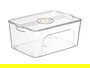 Kinvara Organizador Nevera Tapa Jumbo Aro Blanco 33x14x21 cm (Set de 12)