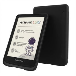 Pocketbook Verse Pro Color 6" E-reader con Pantalla a Color y Funda Negra