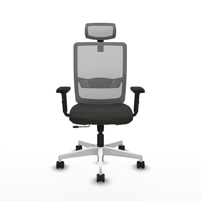 PIQUERAS Y CRESPO Silla de oficina Haches con mecanismo Sincro/Traslack, Tela Negra y Malla Gris PIQUERAS Y CRESPO Silla de oficina Haches con mecanismo Sincro/Traslack, Tela Negra y Malla Gris