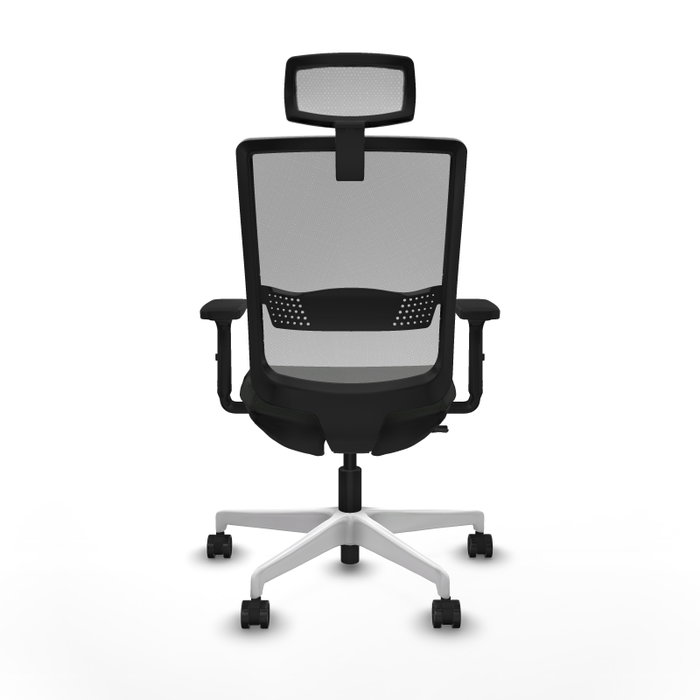 PIQUERAS Y CRESPO Silla de oficina Haches con mecanismo Sincro/Traslack, Tela Negra y Malla Gris PIQUERAS Y CRESPO Silla de oficina Haches con mecanismo Sincro/Traslack, Tela Negra y Malla Gris