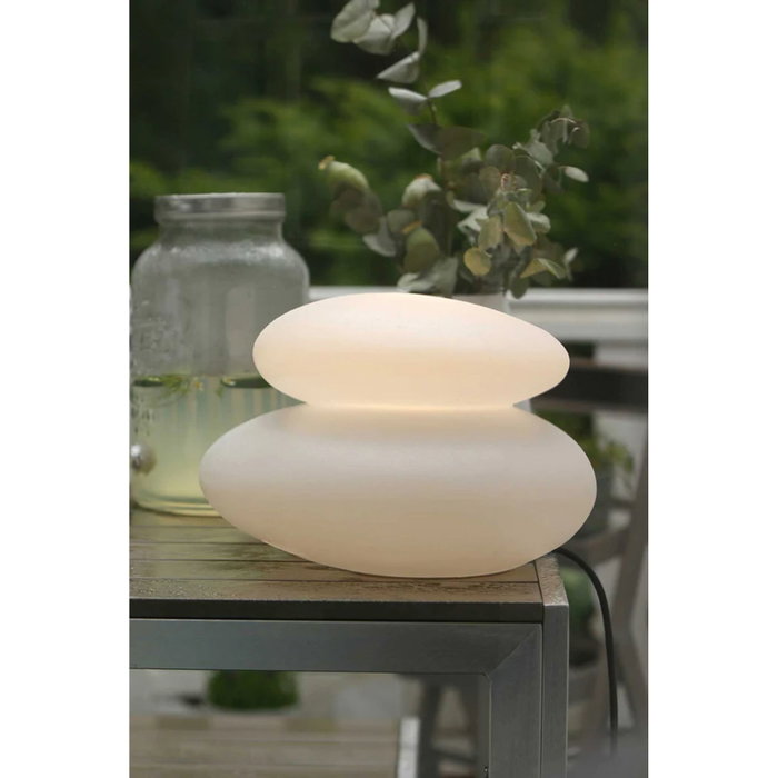 seasons Shining Stone XL Solar Blanco