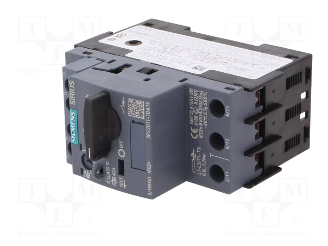 SIEMENS Interruptor motorizado 3RV2 1,1kW 42A S00
