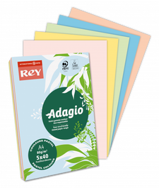 Adagio Papel A4 Amarillo Pálido 80g 500 Hojas