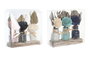 DKD Home Decor Set de 3 Flores Secas y Cerámica Surtido