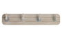 DKD Home Decor Perchero Atlantico Natural Multicolor 60 x 13 x 11.5 cm (2 Unidades)