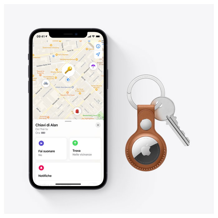 Apple AirTag Localizador Plata y Blanco Apple AirTag Localizador Plata y Blanco