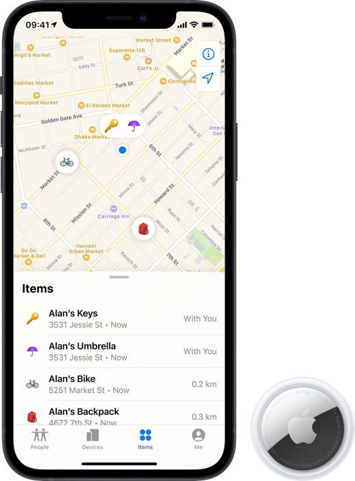 Apple AirTag Localizador Plata y Blanco Apple AirTag Localizador Plata y Blanco