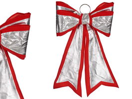 Krist+ Lazo 40x60 cm Plata Electrico y Rojo PVC (Set de 6)