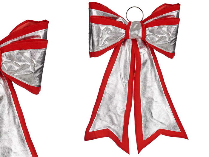 Krist+ Lazo 40x60 cm Plata Electrico y Rojo PVC (Set de 6) Krist+ Lazo 40x60 cm Plata Electrico y Rojo PVC (Set de 6)