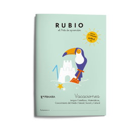 RUBIO Vacaciones 1.º de Primaria, AA.VV - RUBIO