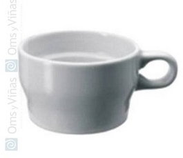 B-80 Taza Desayuno Blanco 0,255 l