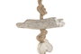 DKD Home Decor Decoración Colgante MDF y Cuerda Pack de 2 (Surtido Azul y Blanco)