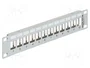 DeLOCK 43327 Patchpanel Keystone 12 Puertos Metal Gris