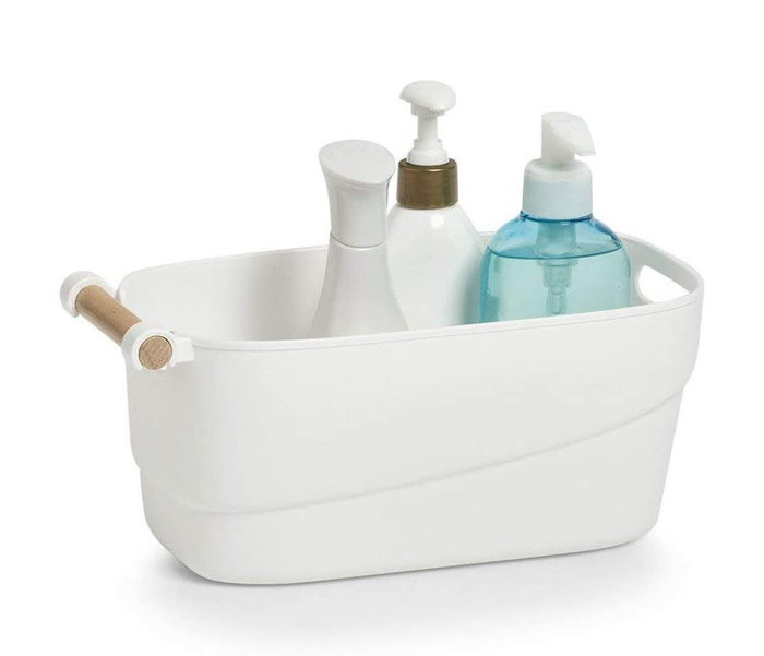 Confortime Cesta de Madera Multiusos con Asas de Madera, Dimensiones 27 cm Largo x 14.5 cm Ancho x 12 cm Alto (12 Unidades) Confortime Cesta de Madera Multiusos con Asas de Madera, Dimensiones 27 cm Largo x 14.5 cm Ancho x 12 cm Alto (12 Unidades)