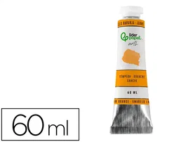 Liderpapel Témpera gouache tubo de aluminio de 60 ml color amarillo naranja