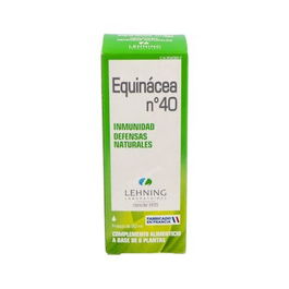 LEHNING Echinacea Nº40 60Ml - Complejo de 6 plantas para defensas y vías respiratorias (Echinacea, Manzanilla, Tomillo)