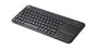 Logitech K400 Plus Teclado Inalámbrico con Panel Táctil Para TV y PC, Compatible con Windows/Android/ChromeOS, Negro