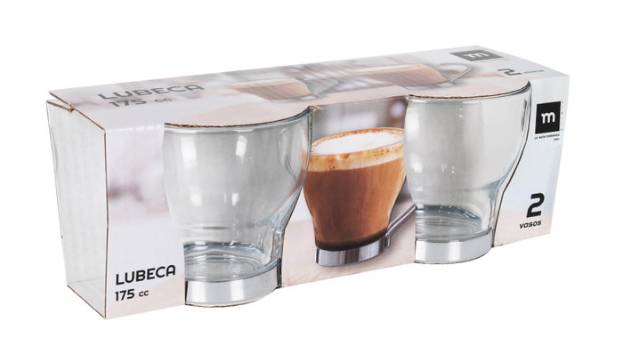 La Mediterranea Set de 2 Vasos de Té Lubeca 175 cc (36 Cajas) inevitable
