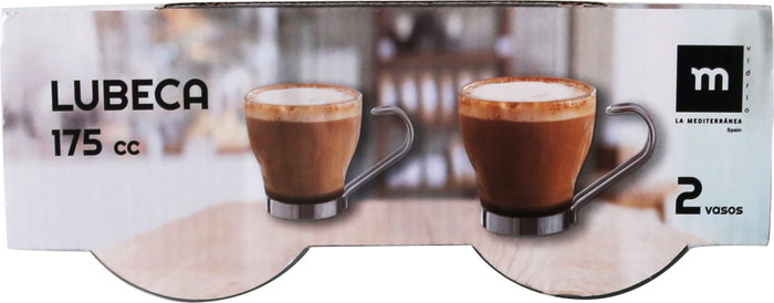 La Mediterranea Set de 2 Vasos de Té Lubeca 175 cc (36 Cajas) inevitable