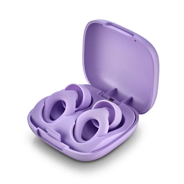 NGS Tapones de silicona NOON Púrpura con funda y 4 almohadillas