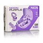 NGS Tapones de silicona NOON Púrpura con funda y 4 almohadillas